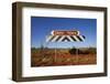 Uluru and Yulara Road Sign in the Australian Outback-Paul Souders-Framed Photographic Print