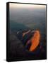 Uluru (Ayers Rock) at Sunrise, Aerial-null-Framed Stretched Canvas