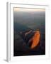 Uluru (Ayers Rock) at Sunrise, Aerial-null-Framed Photographic Print