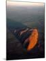 Uluru (Ayers Rock) at Sunrise, Aerial-null-Mounted Photographic Print