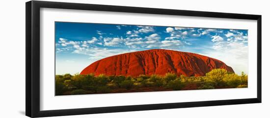 Uluru (Ayers Rock), Uluru-Kata Tjuta Nat'l Park, UNESCO World Heritage Site, Australia-Giles Bracher-Framed Premium Photographic Print