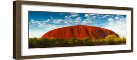 Uluru (Ayers Rock), Uluru-Kata Tjuta Nat'l Park, UNESCO World Heritage Site, Australia-Giles Bracher-Framed Photographic Print