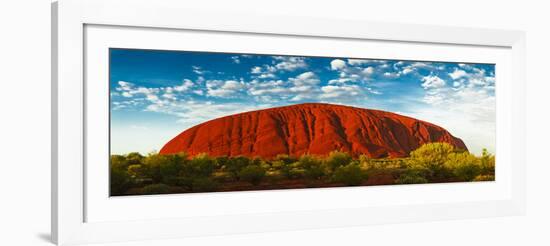 Uluru (Ayers Rock), Uluru-Kata Tjuta Nat'l Park, UNESCO World Heritage Site, Australia-Giles Bracher-Framed Photographic Print