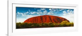 Uluru (Ayers Rock), Uluru-Kata Tjuta Nat'l Park, UNESCO World Heritage Site, Australia-Giles Bracher-Framed Photographic Print