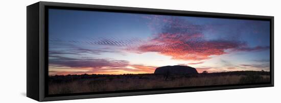 Uluru Kata Tjuta National Park, Northern Territory, Australia. Uluru at Sunrise-Matteo Colombo-Framed Stretched Canvas