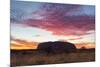Uluru Kata Tjuta National Park, Northern Territory, Australia. Uluru at Sunrise-Matteo Colombo-Mounted Photographic Print