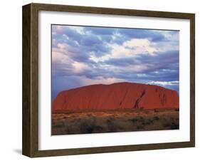 Uluru, Uluru-Kata Tjuta National Park, Northern Territory, Australia, Pacific-Pitamitz Sergio-Framed Photographic Print