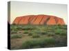 Uluru, Uluru-Kata Tjuta National Park, Unesco World Heritage Site, Northern Territory, Australia-Julia Bayne-Stretched Canvas