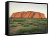 Uluru, Uluru-Kata Tjuta National Park, Unesco World Heritage Site, Northern Territory, Australia-Julia Bayne-Framed Stretched Canvas