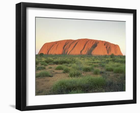 Uluru, Uluru-Kata Tjuta National Park, Unesco World Heritage Site, Northern Territory, Australia-Julia Bayne-Framed Photographic Print