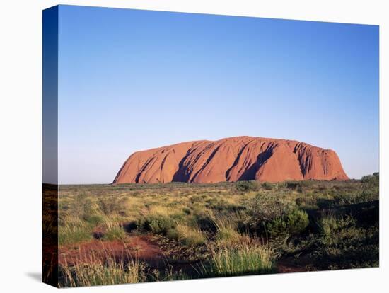 Uluru, Uluru-Kata Tjuta National Park, Unesco World Heritage Site, Northern Territory, Australia-Hans Peter Merten-Stretched Canvas