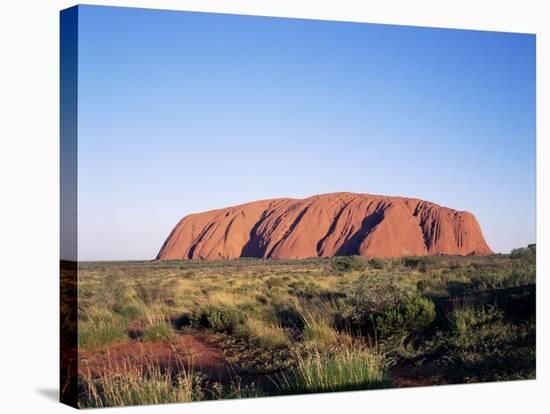 Uluru, Uluru-Kata Tjuta National Park, Unesco World Heritage Site, Northern Territory, Australia-Hans Peter Merten-Stretched Canvas