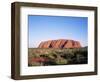 Uluru, Uluru-Kata Tjuta National Park, Unesco World Heritage Site, Northern Territory, Australia-Hans Peter Merten-Framed Photographic Print