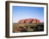 Uluru, Uluru-Kata Tjuta National Park, Unesco World Heritage Site, Northern Territory, Australia-Hans Peter Merten-Framed Photographic Print