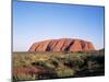 Uluru, Uluru-Kata Tjuta National Park, Unesco World Heritage Site, Northern Territory, Australia-Hans Peter Merten-Mounted Photographic Print
