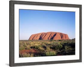 Uluru, Uluru-Kata Tjuta National Park, Unesco World Heritage Site, Northern Territory, Australia-Hans Peter Merten-Framed Photographic Print