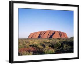 Uluru, Uluru-Kata Tjuta National Park, Unesco World Heritage Site, Northern Territory, Australia-Hans Peter Merten-Framed Photographic Print