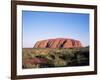 Uluru, Uluru-Kata Tjuta National Park, Unesco World Heritage Site, Northern Territory, Australia-Hans Peter Merten-Framed Photographic Print