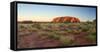 Uluru (UNESCO World Heritage Site), Uluru-Kata Tjuta National Park, Northern Territory, Australia-Ian Trower-Framed Stretched Canvas