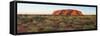 Uluru (UNESCO World Heritage Site), Uluru-Kata Tjuta National Park, Northern Territory, Australia-Ian Trower-Framed Stretched Canvas