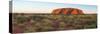 Uluru (UNESCO World Heritage Site), Uluru-Kata Tjuta National Park, Northern Territory, Australia-Ian Trower-Stretched Canvas