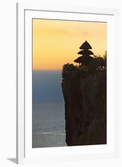 Uluwatu Temple on the Cliff, Bali Island, Indonesia-Keren Su-Framed Photographic Print