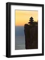 Uluwatu Temple on the Cliff, Bali Island, Indonesia-Keren Su-Framed Photographic Print