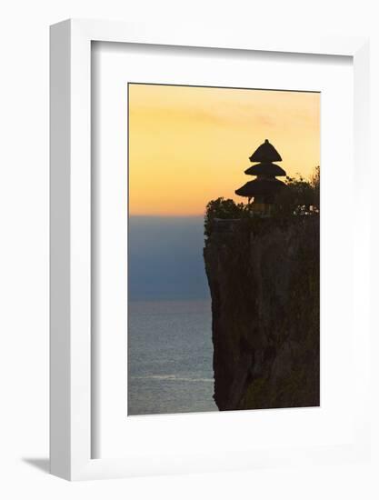 Uluwatu Temple on the Cliff, Bali Island, Indonesia-Keren Su-Framed Photographic Print