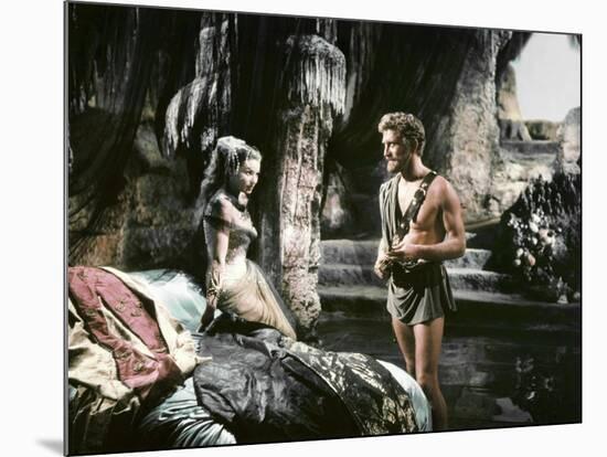 Ulysse Ulysses by Mario Camerini with Silvana Mangano and Kirk Douglas, 1954 (photo)-null-Mounted Photo