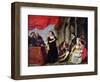 Ulysses amongst the Lycomedes (Oil on Canvas)-Erasmus Quellinus-Framed Giclee Print