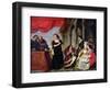 Ulysses amongst the Lycomedes (Oil on Canvas)-Erasmus Quellinus-Framed Giclee Print