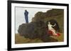 Ulysses and Calypso, 1883-Arnold Böcklin-Framed Giclee Print