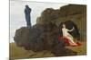 Ulysses and Calypso, 1883-Arnold Böcklin-Mounted Giclee Print