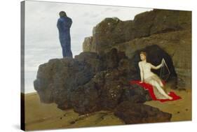 Ulysses and Calypso, 1883-Arnold Böcklin-Stretched Canvas