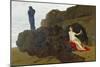 Ulysses and Calypso, 1883-Arnold Böcklin-Mounted Giclee Print