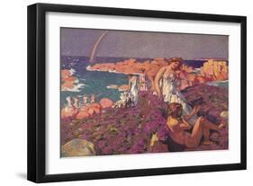 Ulysses and Calypso, 1905-Maurice Denis-Framed Giclee Print