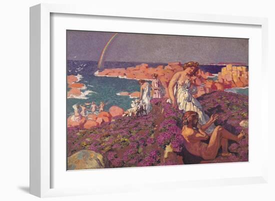 Ulysses and Calypso, 1905-Maurice Denis-Framed Giclee Print