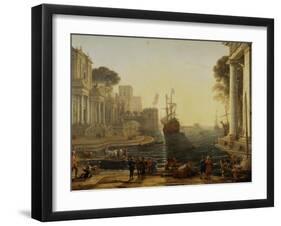 Ulysses and Chryseis-Claude Lorraine-Framed Giclee Print