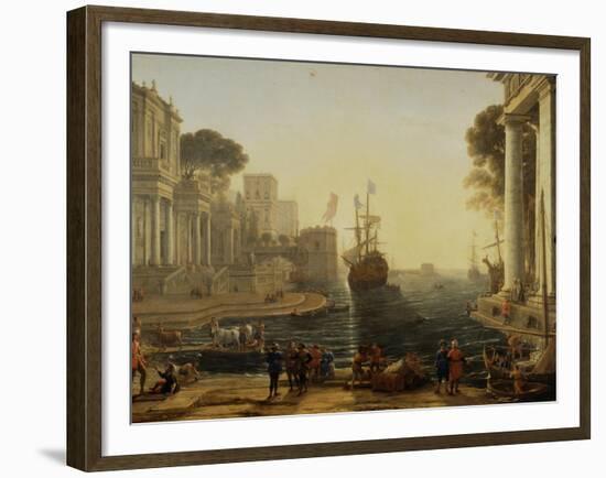 Ulysses and Chryseis-Claude Lorraine-Framed Giclee Print