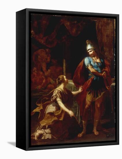 Ulysses and Circe-Giovan Gioseffo dal Sole-Framed Stretched Canvas