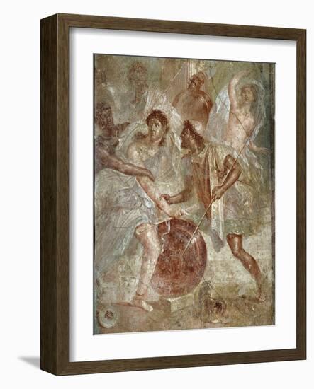 Ulysses and Diomedes Recognizing Achilles-null-Framed Photographic Print