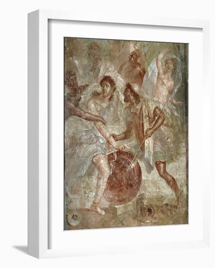 Ulysses and Diomedes Recognizing Achilles-null-Framed Photographic Print
