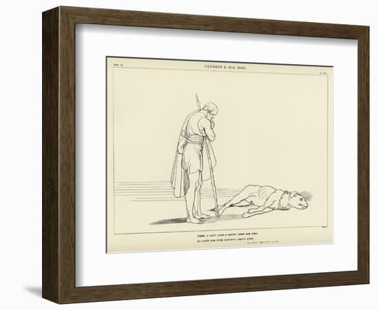 Ulysses and His Dog-John Flaxman-Framed Giclee Print