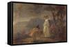 'Ulysses and Nausicaa', c1772-1845-Robert Smirke-Framed Stretched Canvas