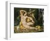 Ulysses and Polyphemus (Detail Showing Fresco During Restoration in May 1995)-Pellegrino Tibaldi-Framed Giclee Print