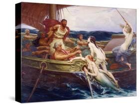 Ulysses and the Sirens, 1910-Herbert James Draper-Stretched Canvas