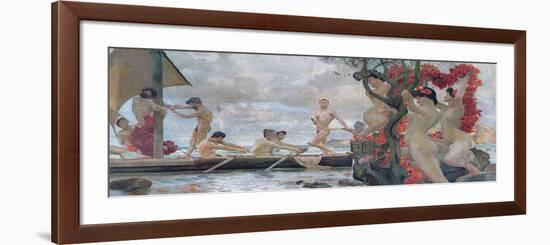 Ulysses and the Sirens, c.1900-Otto Greiner-Framed Giclee Print