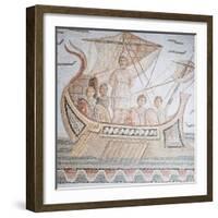 Ulysses and the Sirens, from "The Odyssey" by Homer-null-Framed Giclee Print