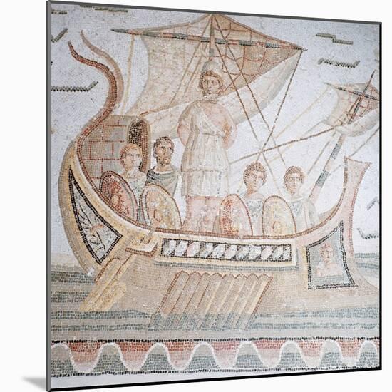 Ulysses and the Sirens, from "The Odyssey" by Homer-null-Mounted Giclee Print