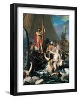 Ulysses and the Sirens-Leon-Auguste-Adolphe Belly-Framed Giclee Print